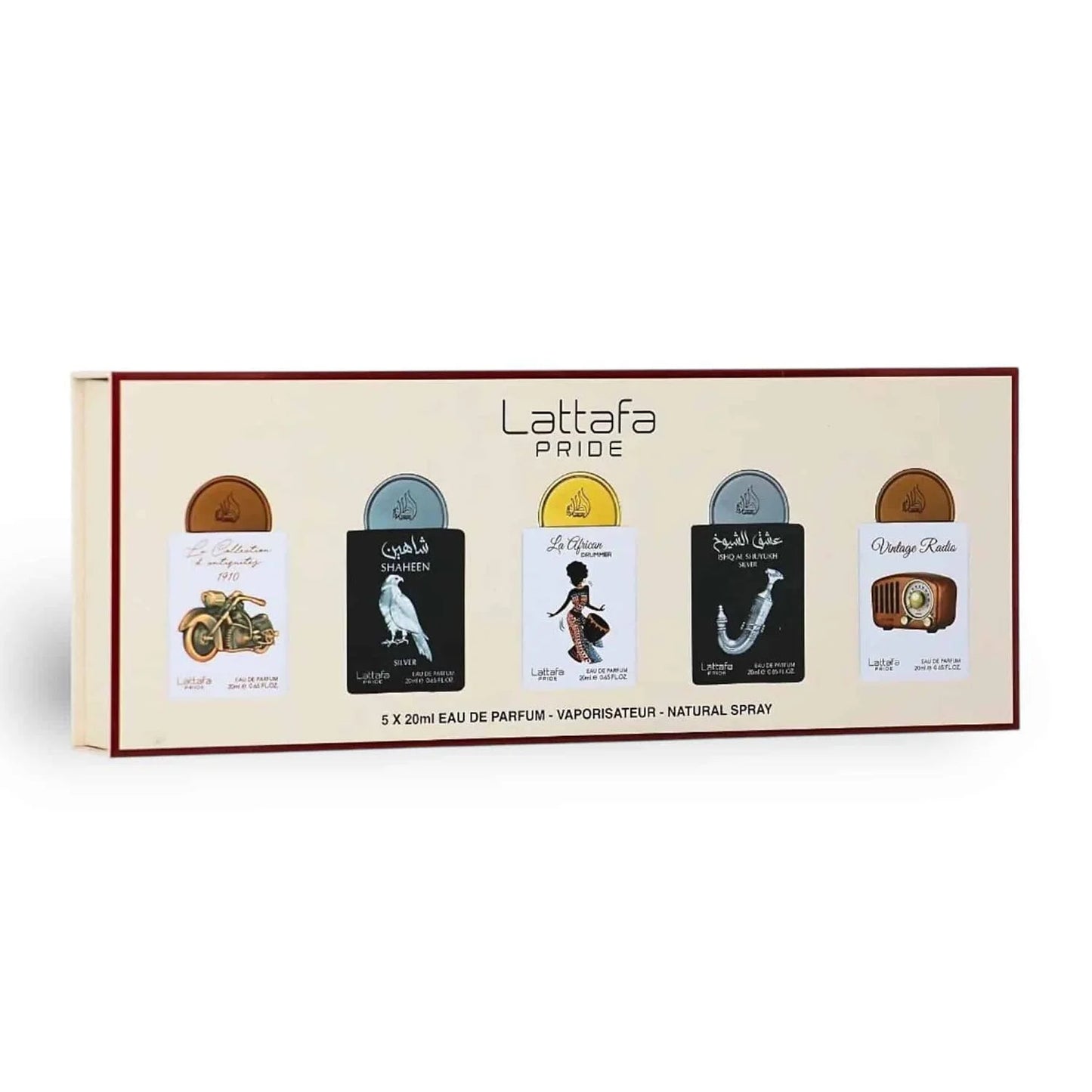Lattafa Pride Collection No. 5 Discovery Set 5 x 20ml