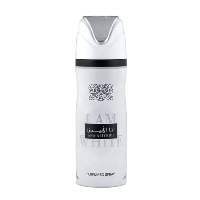Lattafa Ana Abiyedh I Am White deodorant body spray 200ml for layering