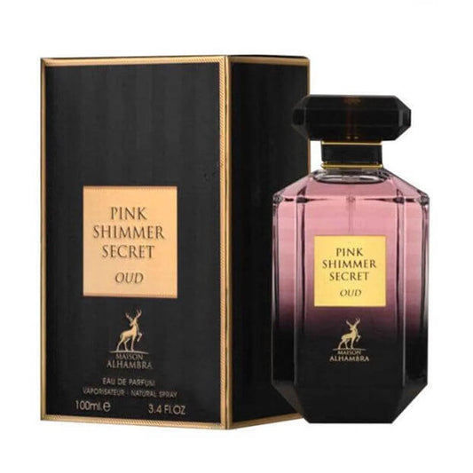 Maison Alhambra Pink Shimmer Secret Oud Eau de Parfum 100ml